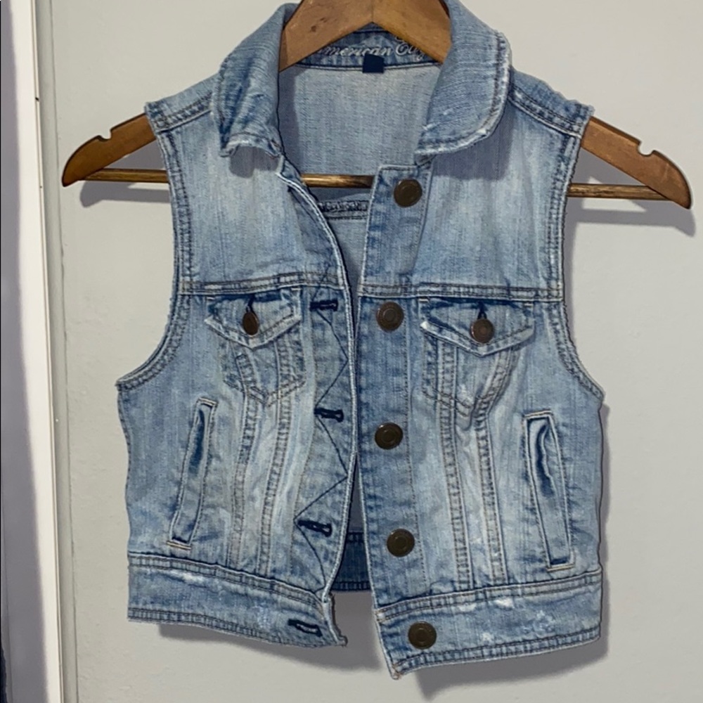 American Eagle Jean Vest/- Size XSmall